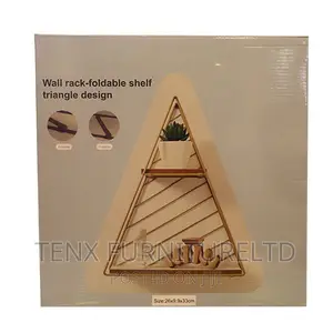 Shelf Triangle Metal and Wood