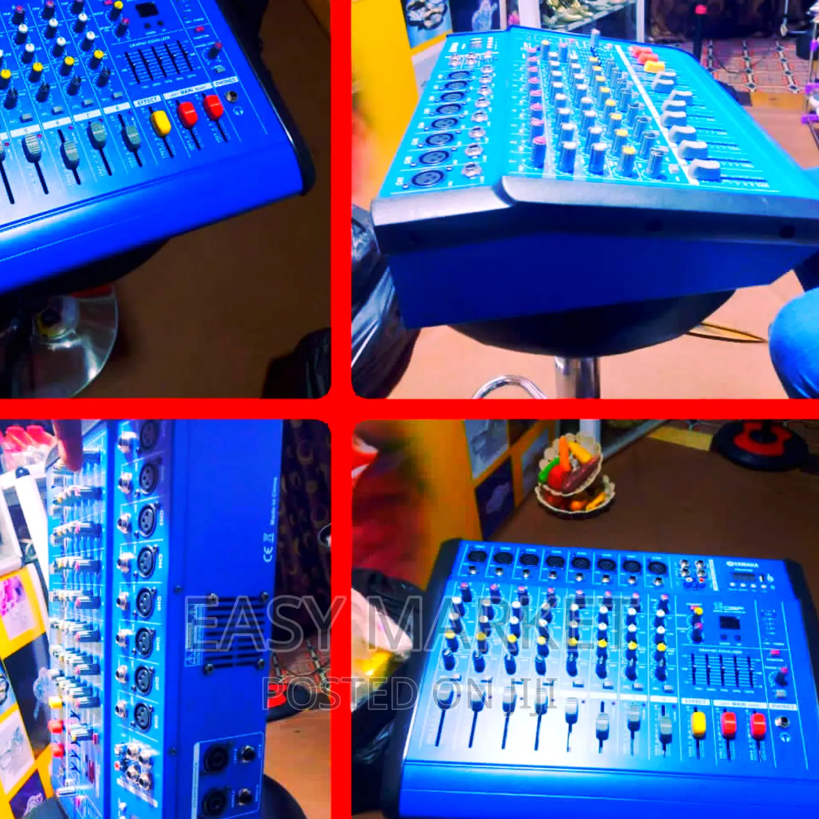 8 Channels Powered Mixer Amp Amplifier