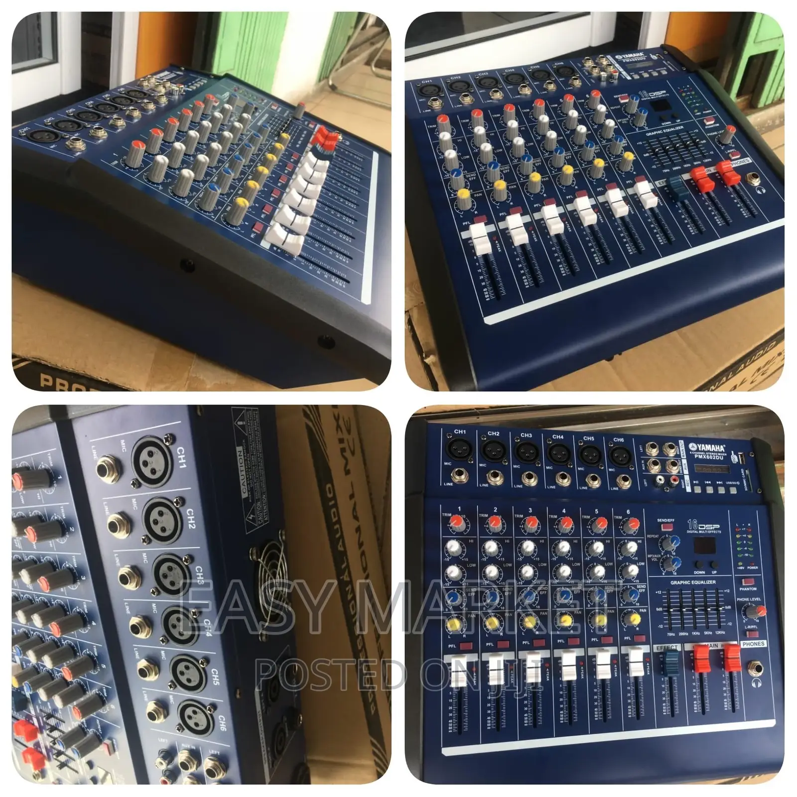8 Channels Powered Mixer Amp Amplifier