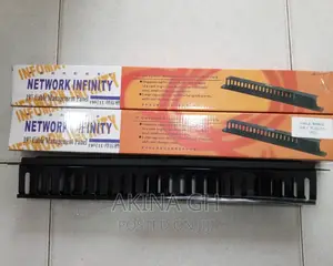 Network Infinity 1u 19" Cable Manager Panel