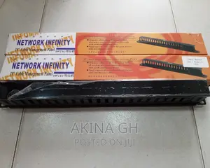 Network Infinity 1u 19" Cable Manager Panel
