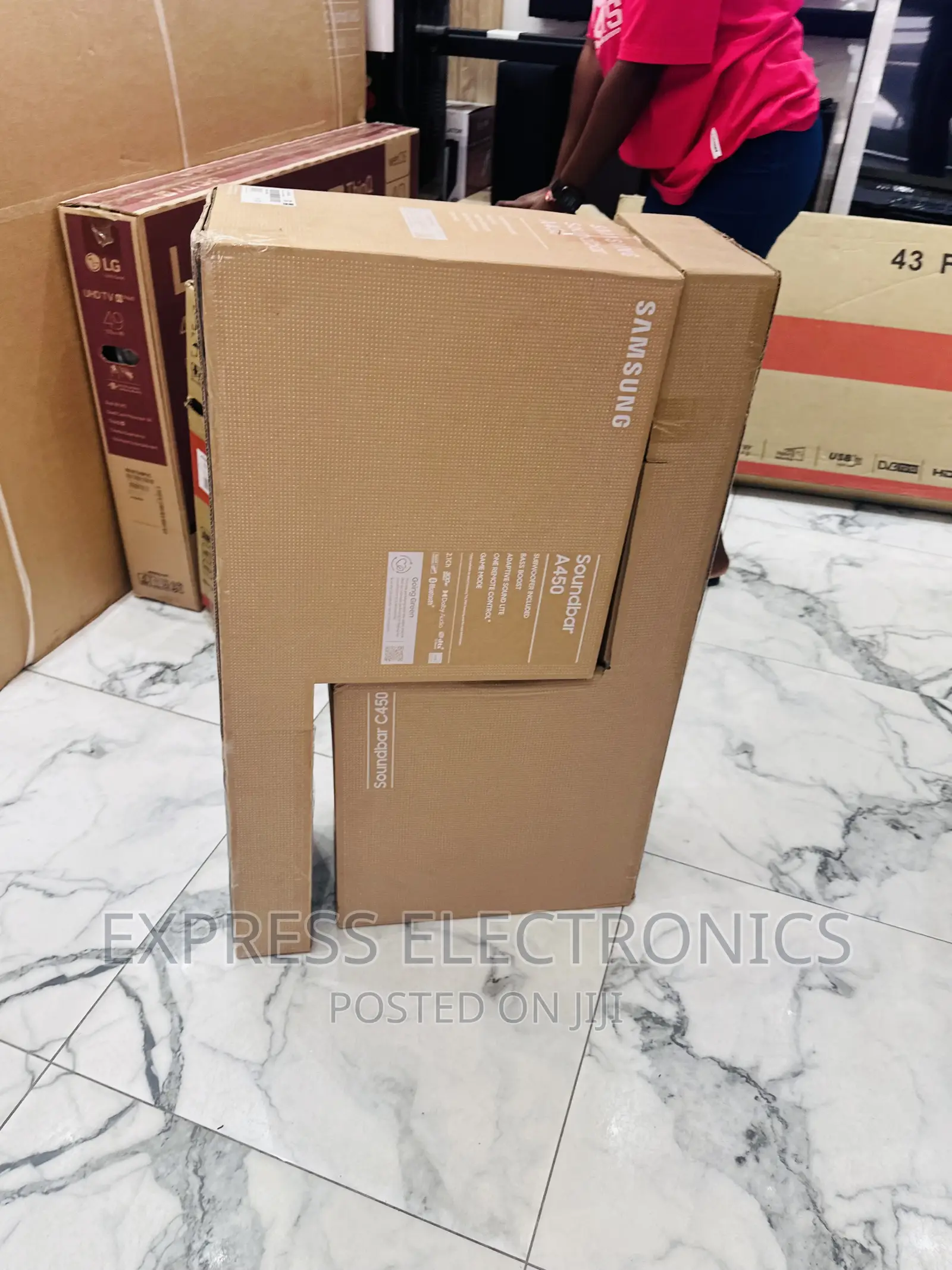 Extra Bass Sound With Woofer Samsung A450 300W