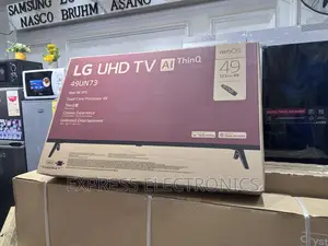 Sleek in Design UHD Smart LG 49”UN7340 Tv LED Display
