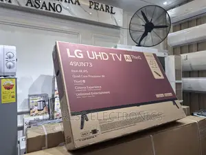LG 49”UN73 Tv UHD Smart Glossy Screen LED Display