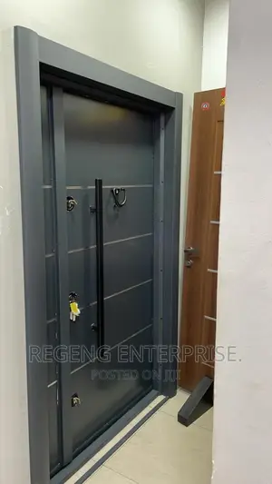 Regeng Exclusive Gray Security Door