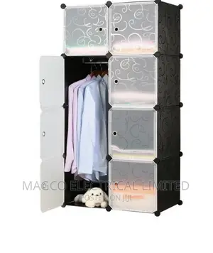 8 Cubes Plastic Wardrobe