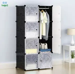 8 Cubes Plastic Wardrobe