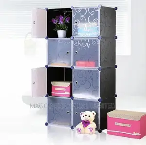 New 8 Cubes Plastic Wardrobe