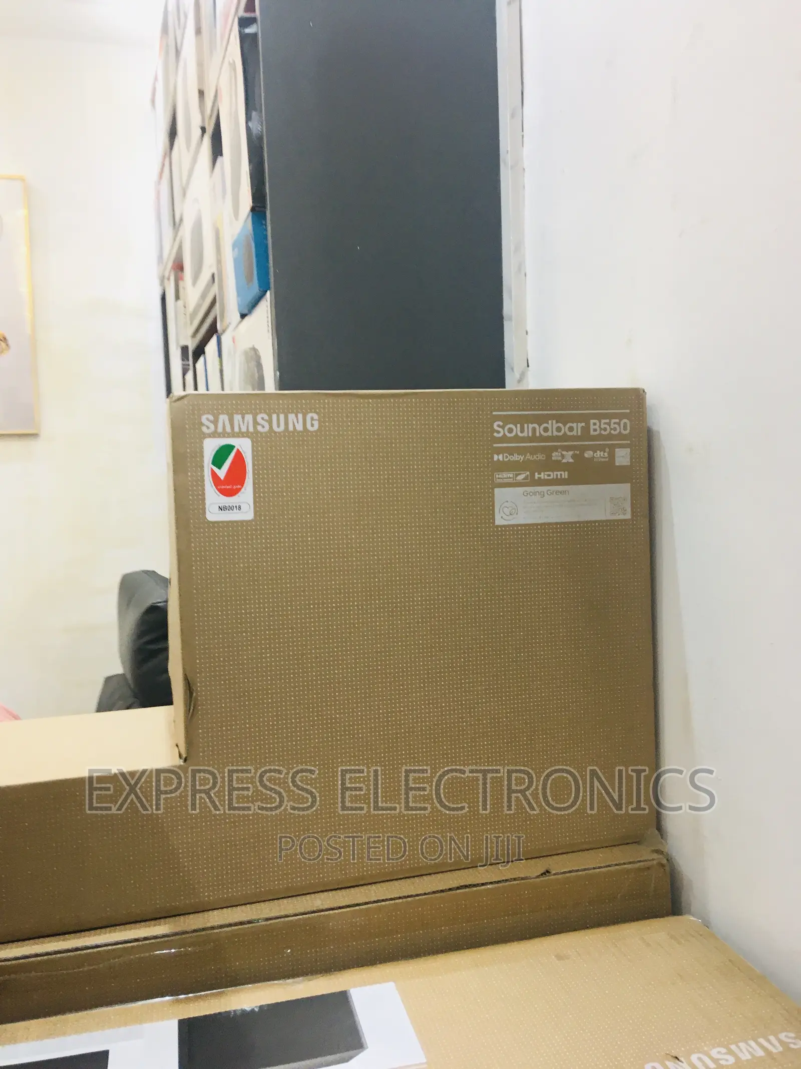 Samsung Soundbar With Woofer B550 Black 400W,.