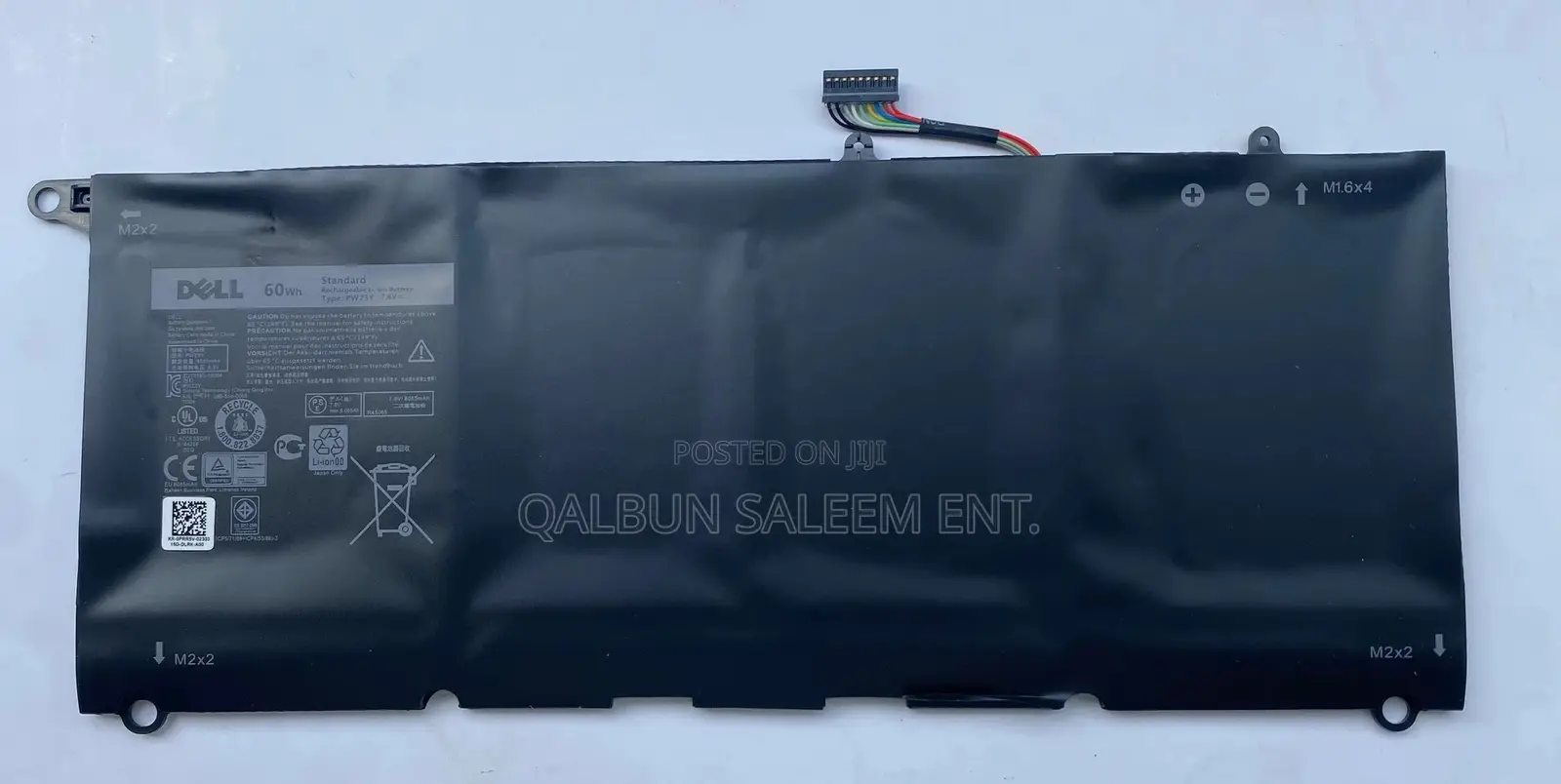 Dell Pw23y Laptop Battery For Xps 13 9360 Series
