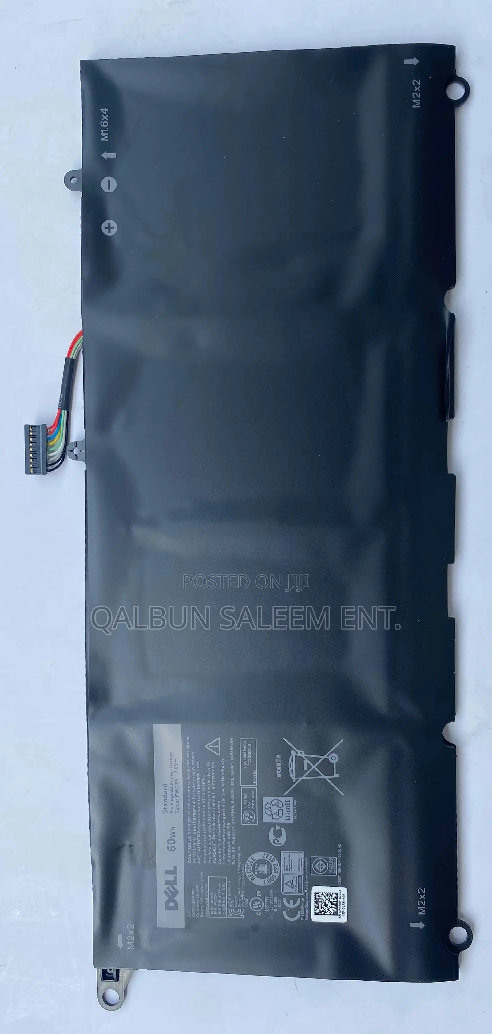 Dell Pw23y Laptop Battery For Xps 13 9360 Series