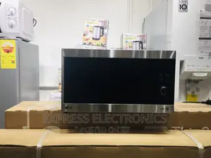 Mesmeric Sleek Sliver Lgmh8265gis Microwave Oven
