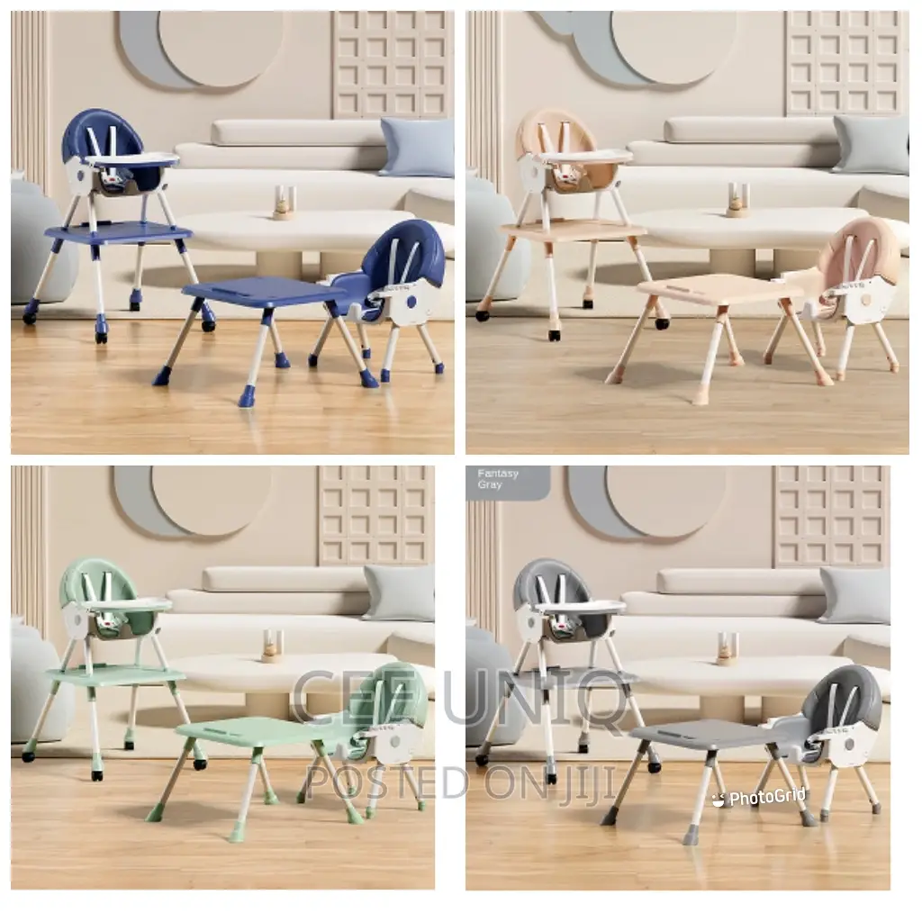 3 in 1 Convertible High Chair for Kids