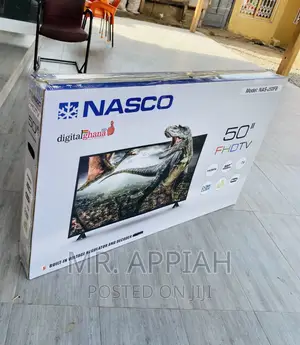 Brand New Nasco 50 Inch Full HD Digital Led Tv(Black).