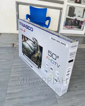 Well Designed Nasco 50” Full HD Digital Electric Tv(Black).