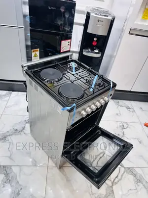 Sliver Gas Electric Cooker Oven Grill Volcano 2-2