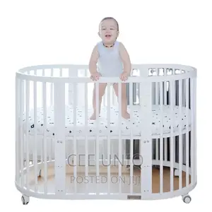 Multifunctional Baby Crib or Baby Wooden Cot
