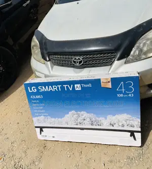 Original LG 43lm637 43 Inch FHD Smart Led Tv(Black).