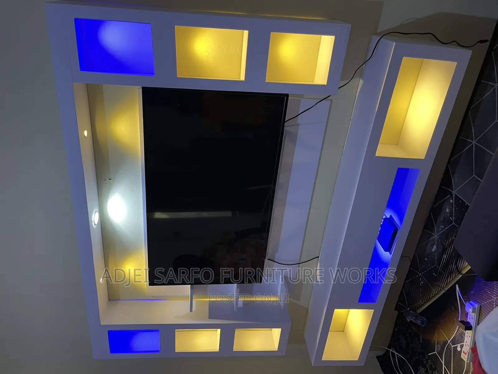 Original Led Wall Mount With Led Tvstand Stand and Tv Board
