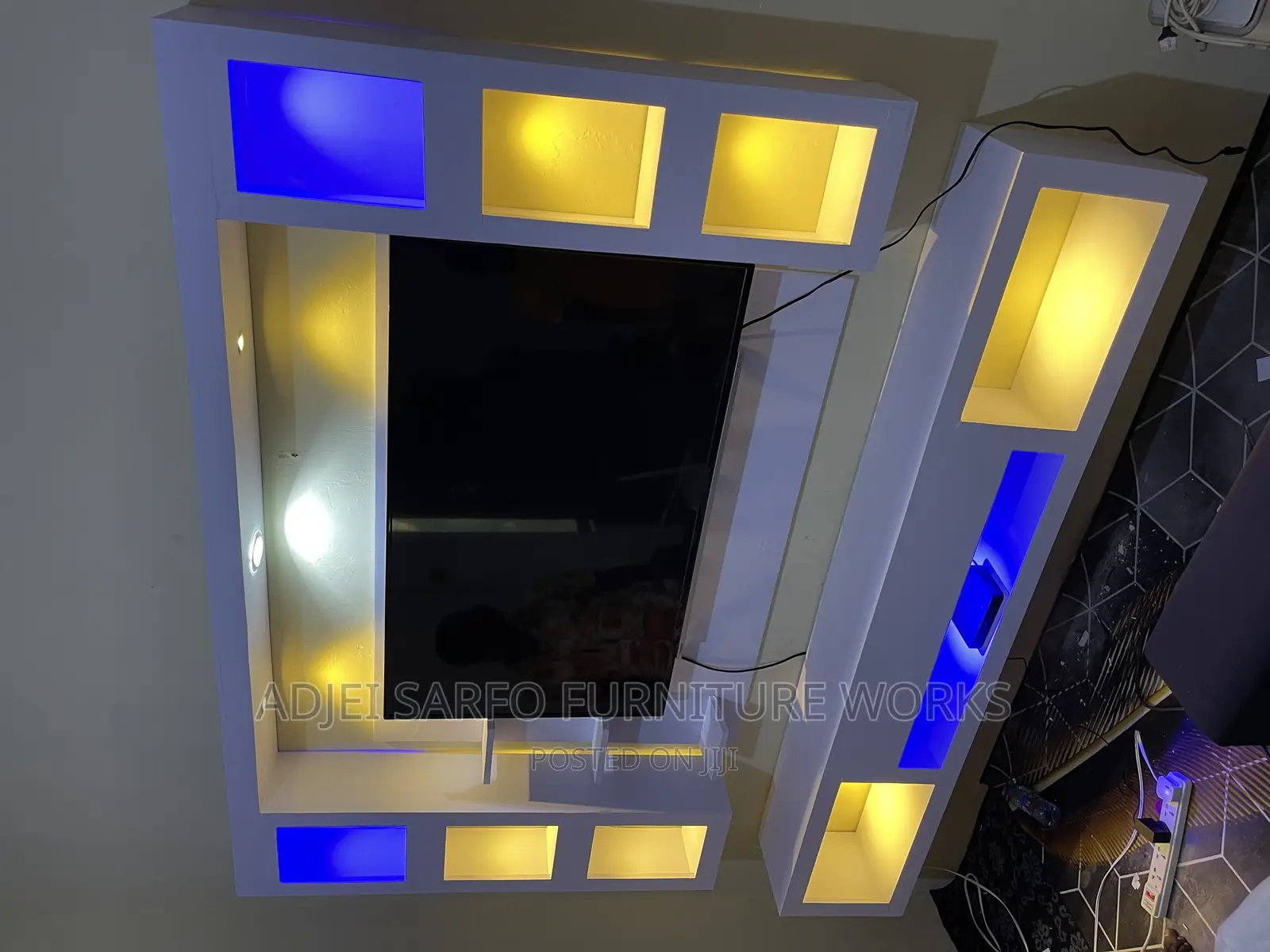 Original Led Wall Mount With Led Tvstand Stand and Tv Board