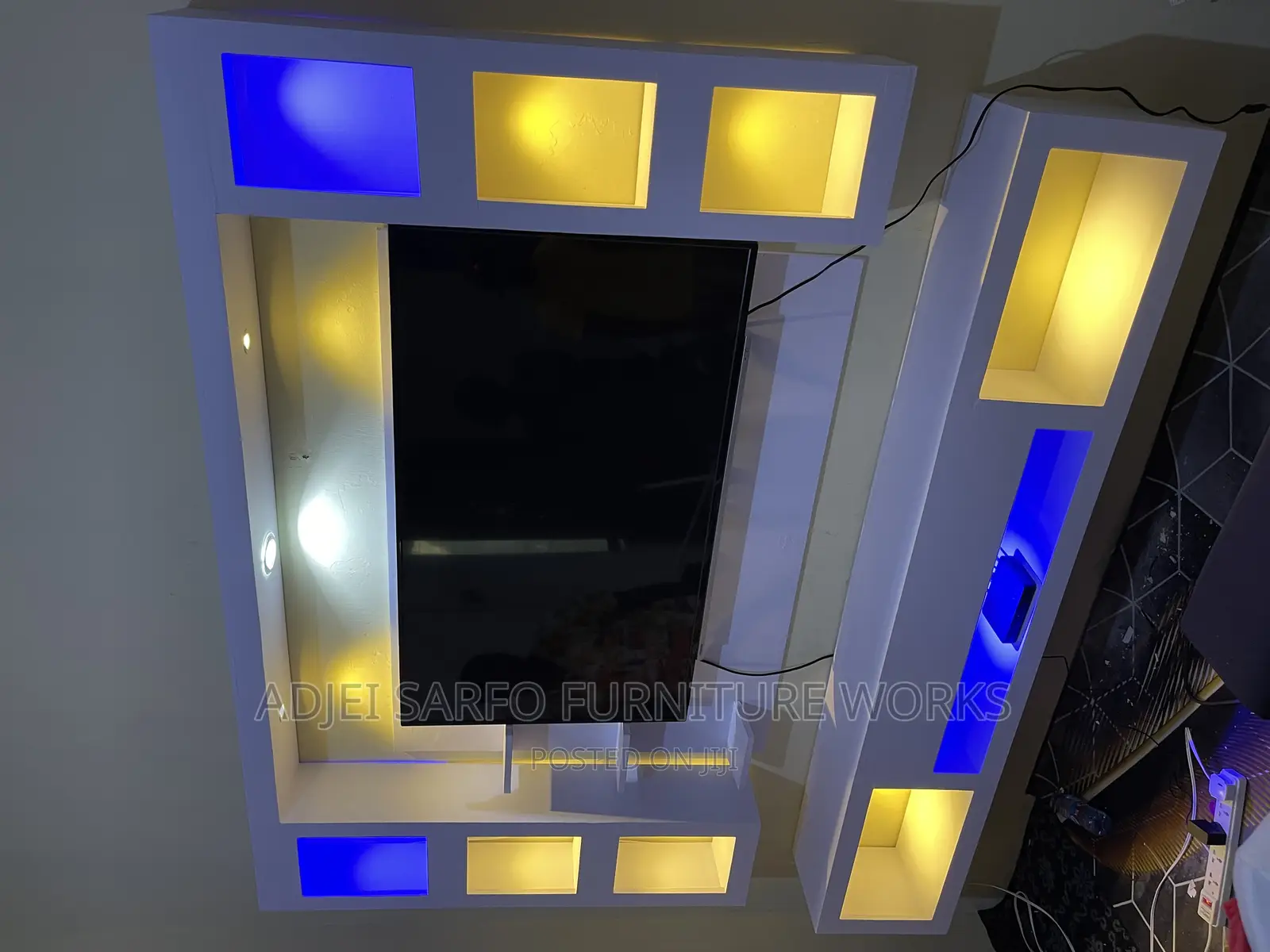 Original Led Wall Mount With Led Tvstand Stand and Tv Board