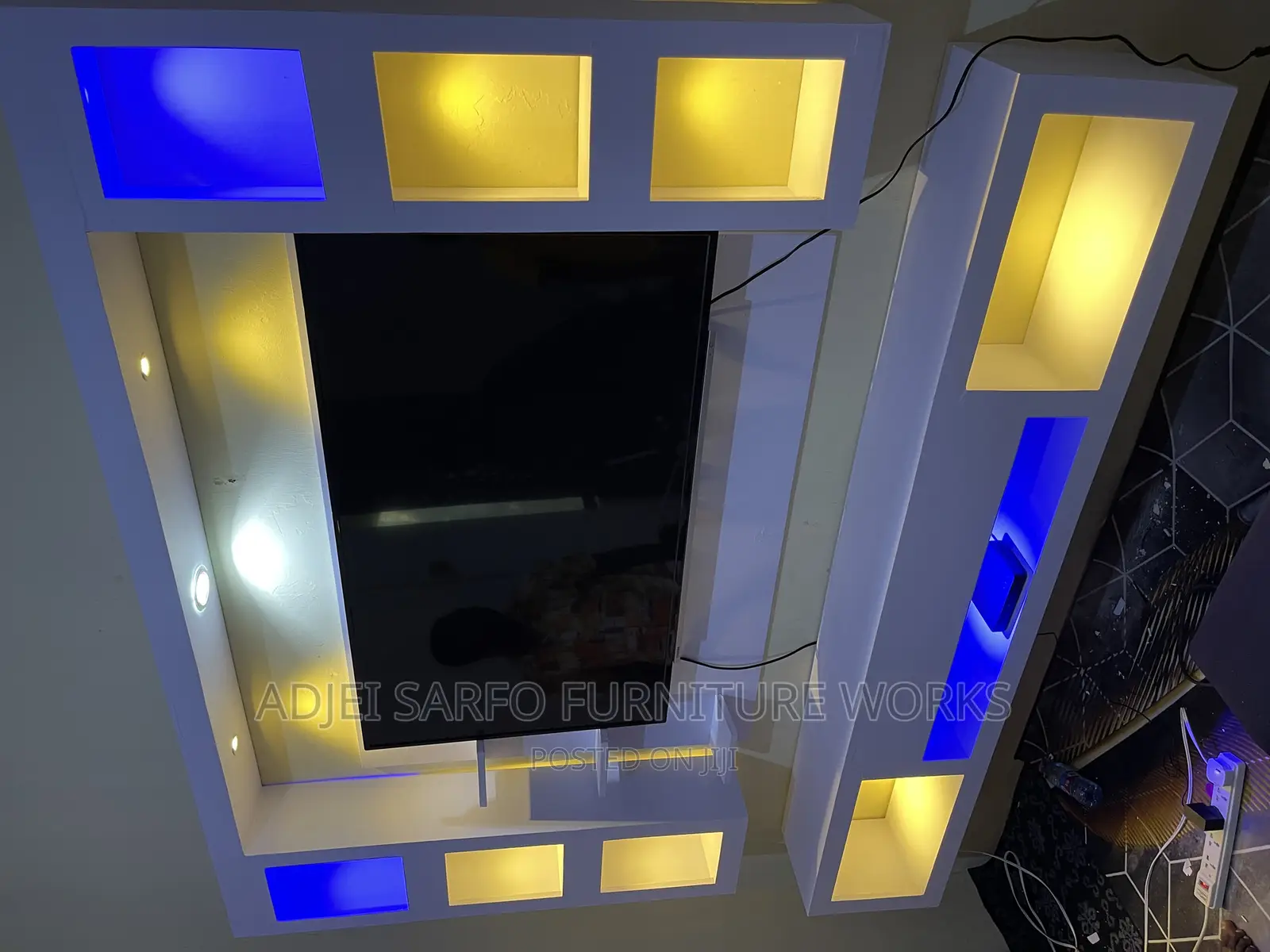 Original Led Wall Mount With Led Tvstand Stand and Tv Board