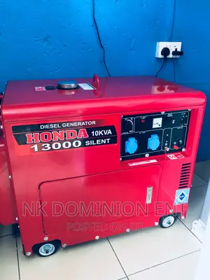 Red Generator 13000eax Honda #Diesel