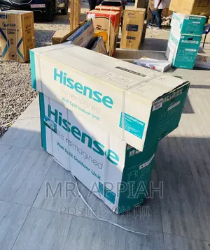Electric Hisense 2.5hp Split Type Air Conditioner(White).