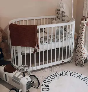 6 In 1 Multifunctional Baby Crib Cot