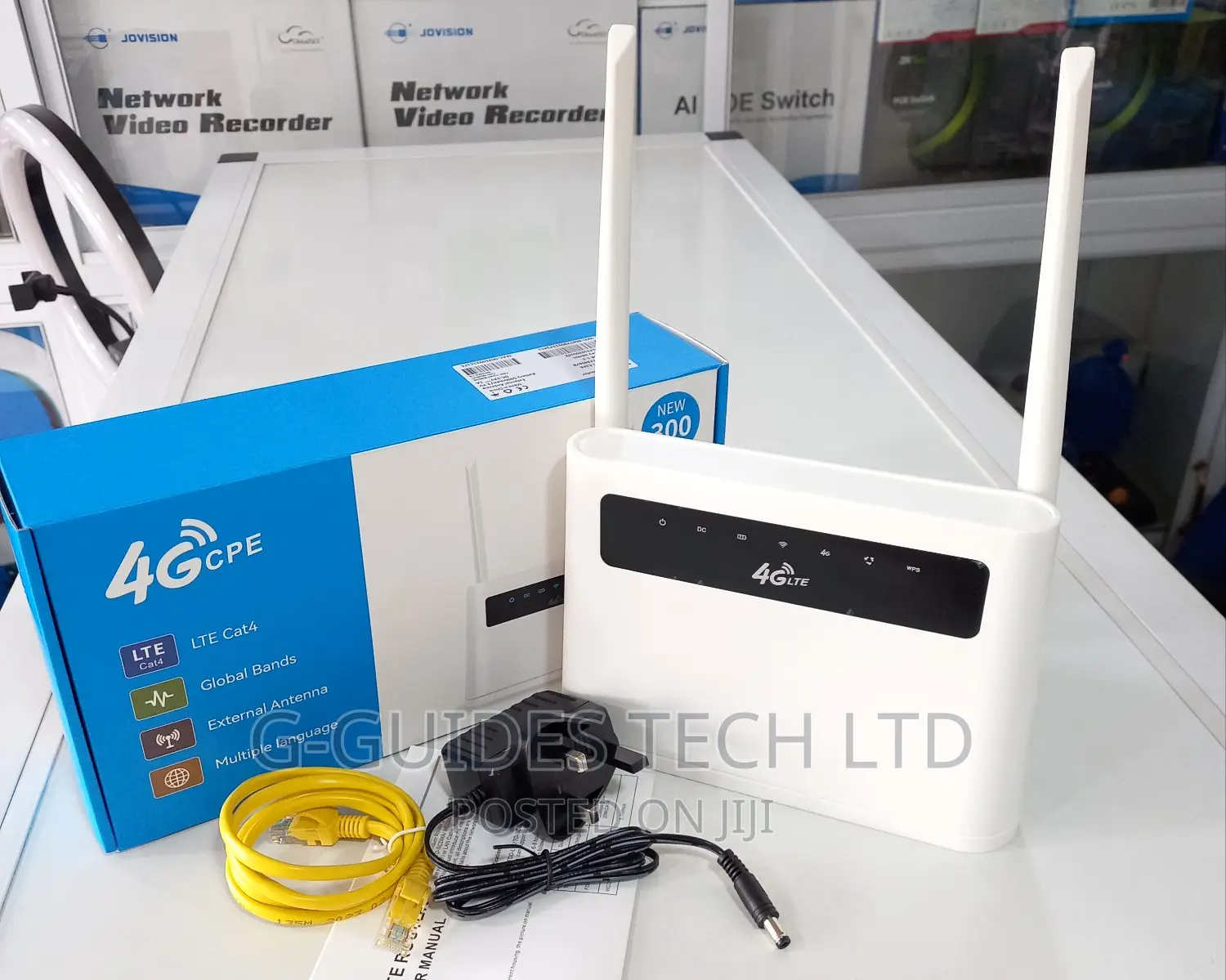 4G LTE Indoor Router , 4G LTE Universal SIM Router 300mbps