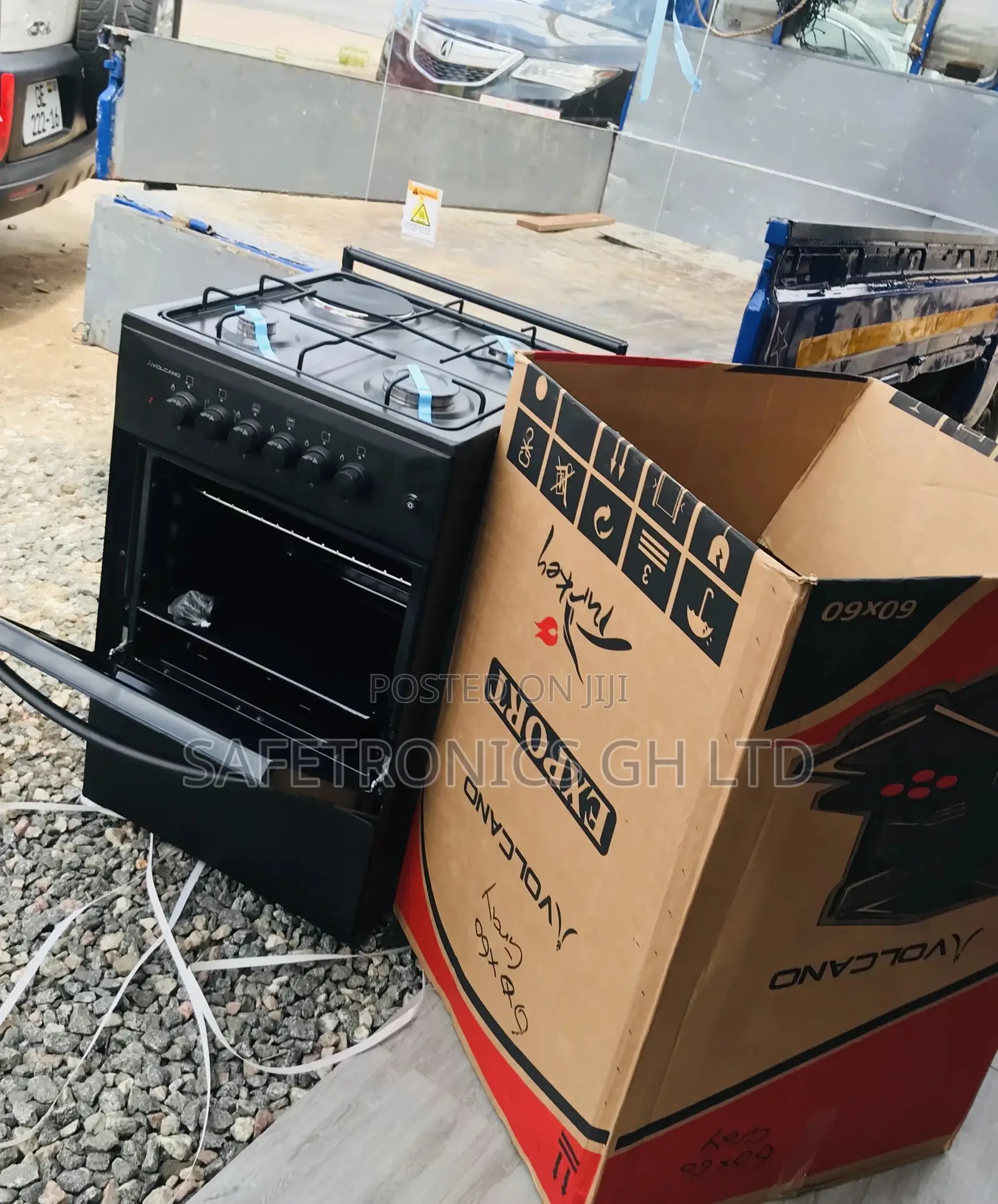 1 Electric 3 Gas Cooker Volcano Oven With Grill 50x50