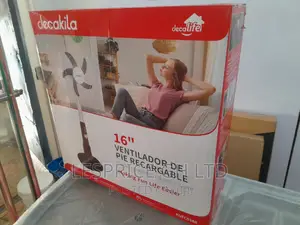 Decakila 16 Inch" Rechargeable Stand Fan