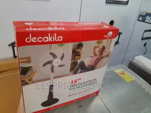 Strong Decakila 16 Inch" Rechargeable Stand Fan