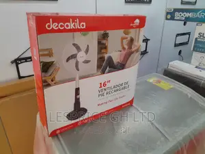 Extra Strong Decakila 16 Inch Rechargeable Fan