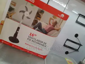 Decakila 16 Inch" Rechargeable Stand Fan 