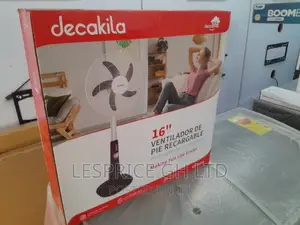 Decakila 16 Inch" Rechargeable~~ Stand Fan