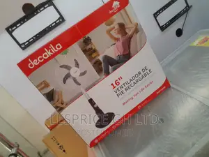 Decakila 16 Inch" Rechargeable Stand Fan^