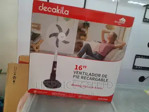 Decakila 16 Inch" Rechargeable" Stand Fan
