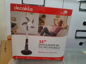Best Decakila 16 Inch" Rechargeable Stand Fan