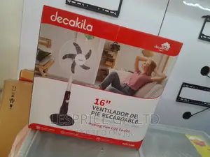 Decakila 16 Inch" Rechargeable Stand Fan, Cooling