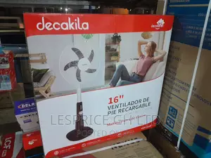 Super Decakila 16 Inch" Rechargeable Stand Fan