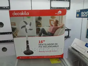 Decakila 16 Inch" Rechargeable ^^Stand Fan