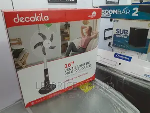 Highest Quality Decakila 16 Inch" Rechargeable Stand Fan