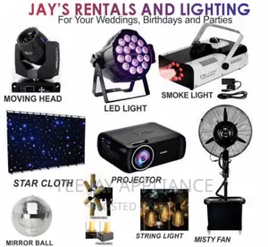 Jay’S Rentals ( Moving Heads , Misty Fan , Projector ) Etc