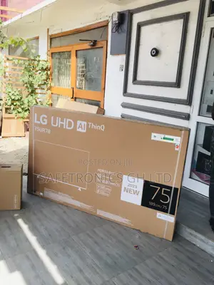 75 Inches Glossy LED UR78 Smart Black UHD Electric LG Tv