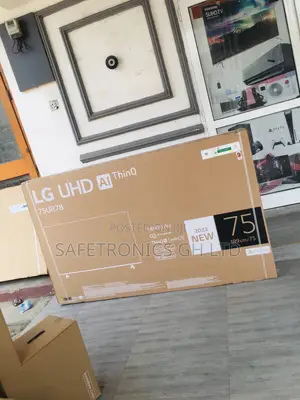 Black Electric UR78 LG 75 Inches Glossy LED UHD Smart Tv