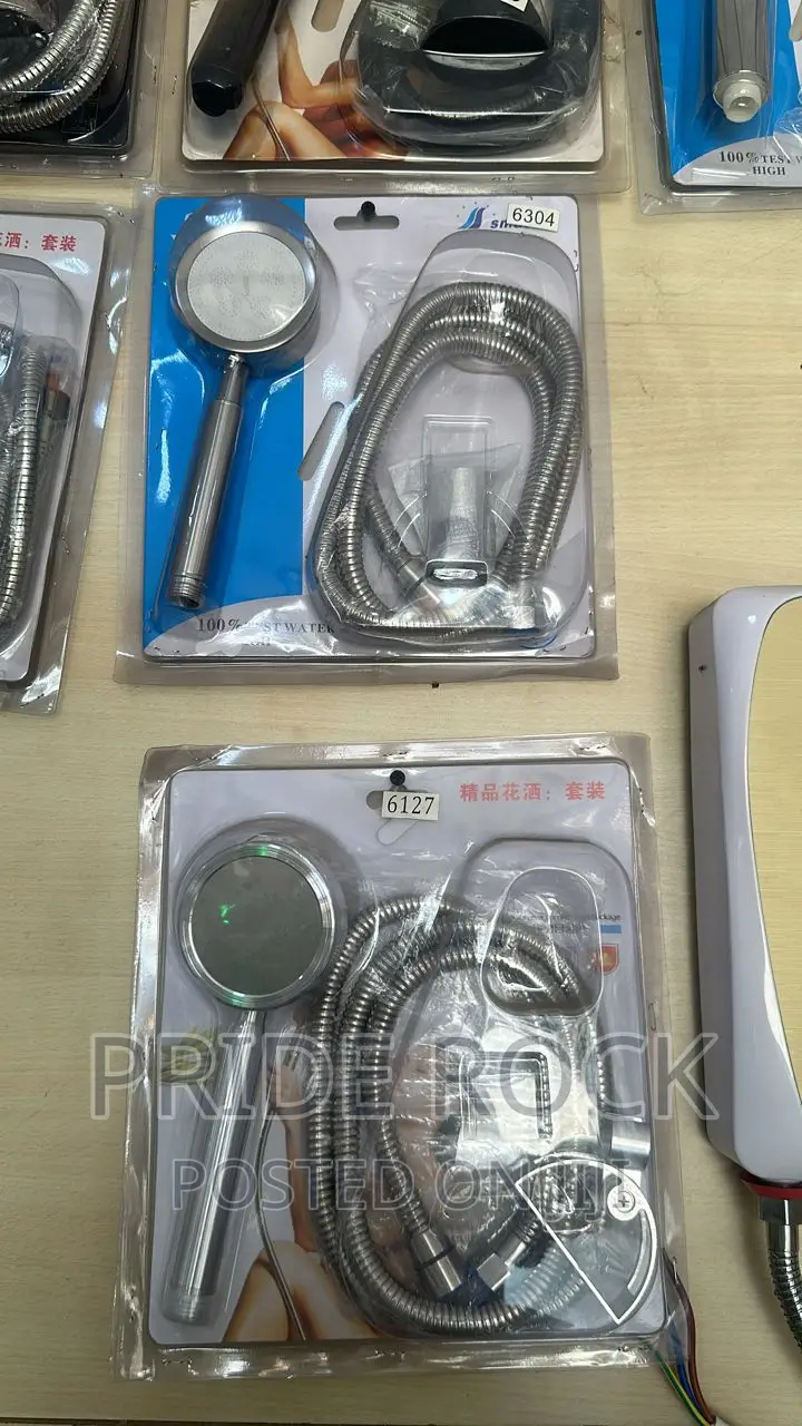 Hand Held Telephone Shower, Chain and Handle, Shower