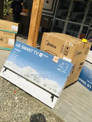 Smart Black Lg LM63 43 Inches Glossy LED Electric UHD Tv