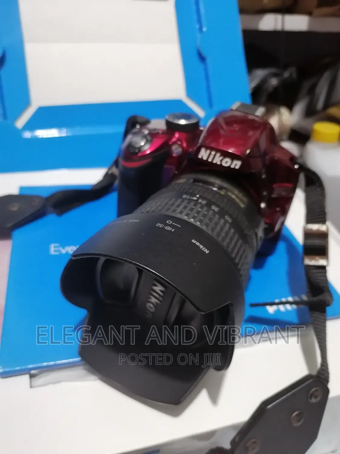 Nikon D3200 in Purple Colour Abroad Use Condition
