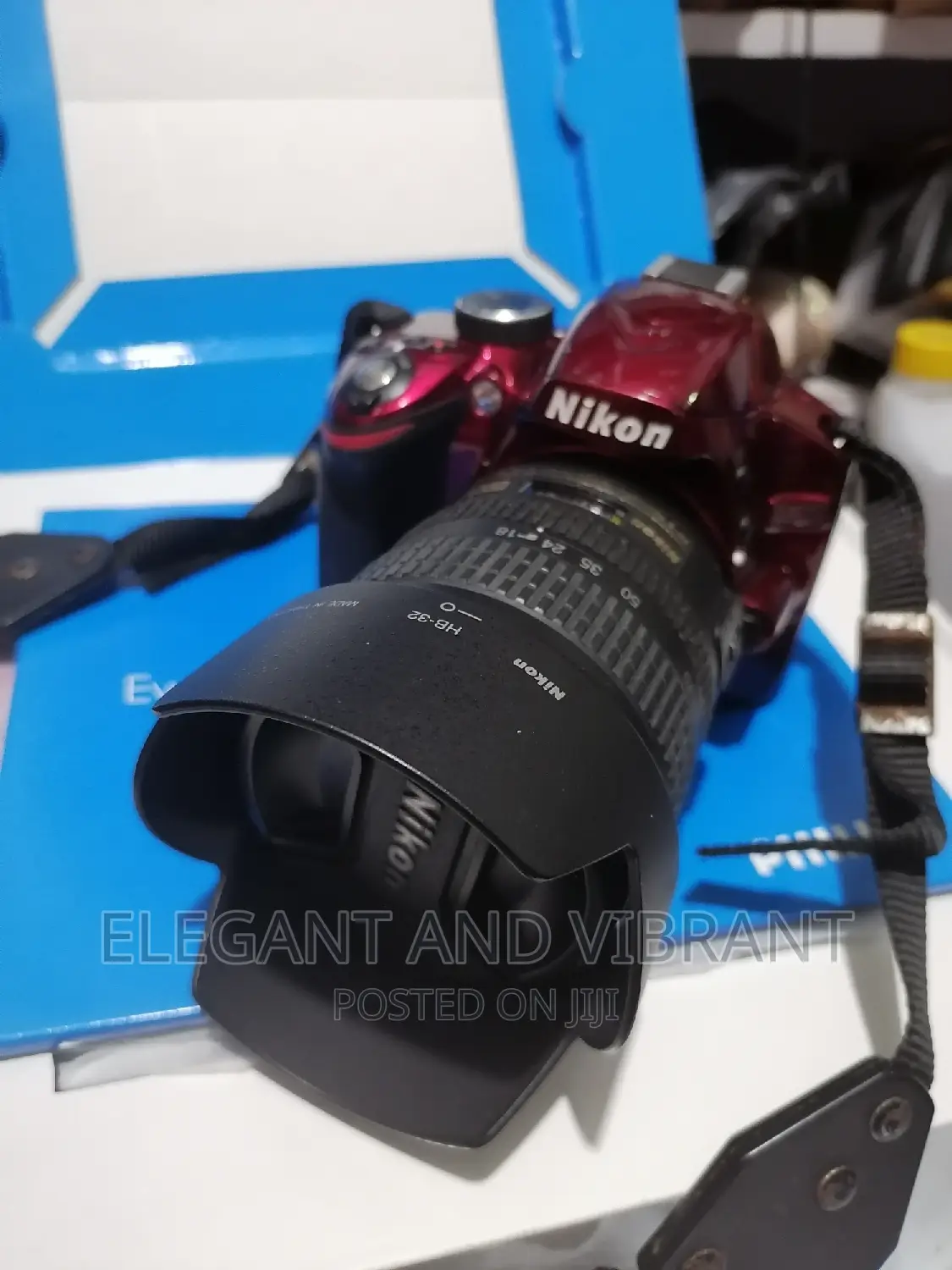 Nikon D3200 in Purple Colour Abroad Use Condition